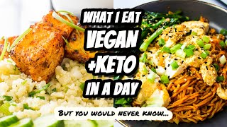 VEGAN KETO RECIPES no2  What I Eat In A Day  results [upl. by Rehpotirhc]