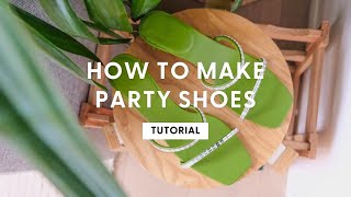 Making Handmade Party Heels  DIY Shoemaking Project [upl. by Tichon]