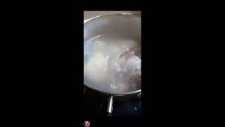 BOILING WATERCRESS SOUP🤚🤚WOWYUMMY🤤🤤 VERY SATISFYING🤚🤚 🥬🥬 [upl. by Enoval]