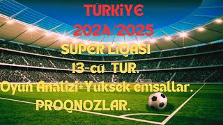 Proqnoz Futbol  Türkiye Super Liqası 13cü TUR iddaa futbolproqnozlari [upl. by Ardolino699]