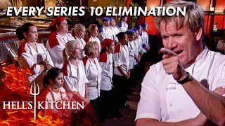 Every Series 10 Elimination on Hells Kitchen [upl. by Eleazar]