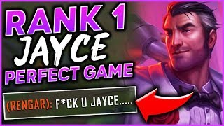 HOW TO PLAY JAYCE PERFECTLY IN SEASON 9 RANK 1 JAYCE WORLD GAMEPLAY  League of Legends [upl. by Chace4]