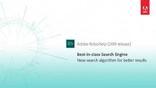 Optimized search engine and Search autocorrect  Adobe RoboHelp 2019 release [upl. by Arturo]