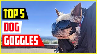 Top 5 Best Dog Goggles in 2022 [upl. by Kosak47]