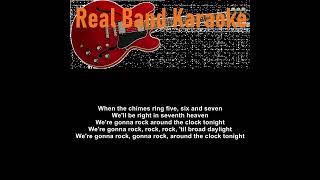 Real Band Karaoke  Rock Around The Clock Bill Haley [upl. by Aramoiz]