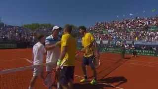 Copa Davis BerlocqSchwartzman vs MeloSoares [upl. by Dawes7]