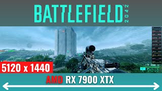 Battlefield 2042 I RX7900XTX I 5120 x 1440 Benchmark [upl. by Akerahs]