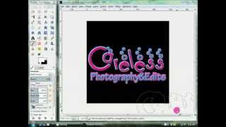 How to create a Logo or Watermark brush on Gimp [upl. by Kinch]