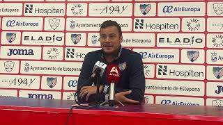 Rueda de Prensa previa 2 RFEF Jornada 10 CD Estepona vs Linares Habla Oriol Riera [upl. by Onivla]