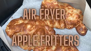 Fall Apple Fritters  Air Fryer Fritter Recipe [upl. by Baggs571]