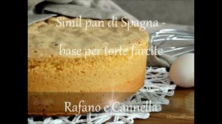 Simil pan di Spagna  base per torte farcite [upl. by Ztnahc]