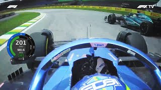 Ocon Its not my fault Alonso turned in on me [upl. by Bow]