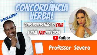 Concordância Verbal  Regra Geral  Música beijinho no ombro [upl. by Inele711]