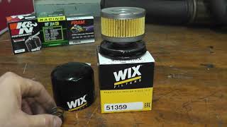 WIX Motorcycle Oil Filter Review [upl. by Ayak]