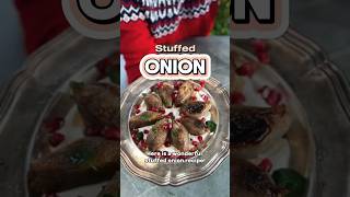 Stuffed Onion Recipe 🌟 Michelin Star taste at home [upl. by Enilra]