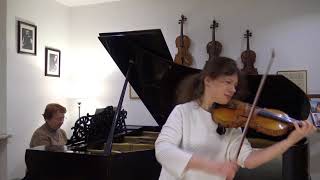 Corelli  La Folia excerpt Caroline Adomeit violin [upl. by Elie]