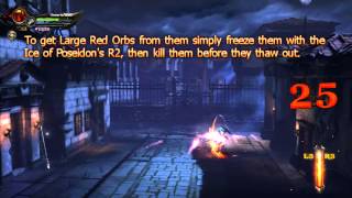 God of War Ascension  Infinite Red Orb Farming  Glitch Fully Loaded Trophy [upl. by Nauqed]