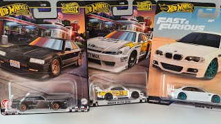 Hot Wheels Premium Nissan Skyline RS R30 Nissan Silvia S15 LB BMW M3 Corvette C7 Z06 inceleme [upl. by Zile]