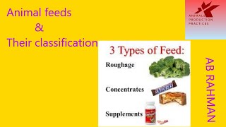 Common feeds and their classification  animal Nutrition  types of feed [upl. by Abbye]