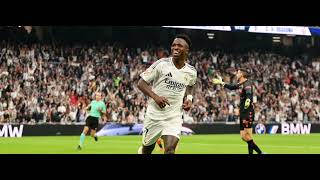 Vinicius Junior Scores a hatrick as Real Madrid beat Osasuna [upl. by Maharg]