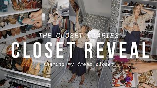 CLOSET TOUR MY DREAM CLOSET REVEAL [upl. by Yetac698]