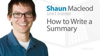 How to Write a Summary [upl. by Atinus]