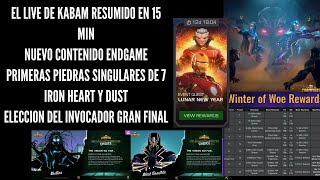 VERANO DE DOLOR 30 TODO EL AÑO  AÑO NUEVO LUNAR  IRON HEART Y DUST  LIVE DE KABAM  MCOC [upl. by Roby319]