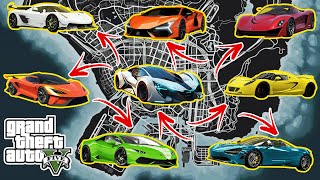 GTA 5  All New Story Mode Rare Cars Locations 2024 PS5 PS4 XBOX amp PC [upl. by Anselme]