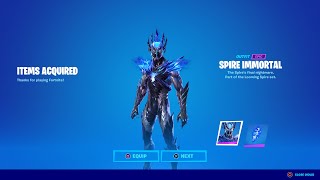 HOW TO GET NEW SPIRE IMMORTAL SKIN IN FORTNITE [upl. by Enilesor]