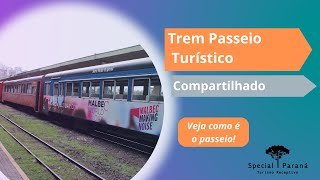 Trem Passeio Turistico  compartilhado [upl. by Leahsim]