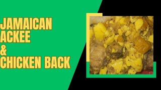 Jamaican Ackee amp Chicken BackHow to cook Ackee [upl. by Ttcos342]