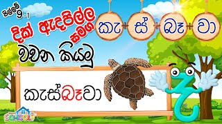 Pillam  Dik Adapilla  දික් ඇදපිල්ල සමග වචන කියමු  පිල්ලම් පාඩම 91 [upl. by Adnilemre]