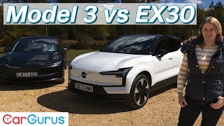 Tesla Model 3 vs Volvo EX30 Two great EVs one clear winner [upl. by Bay]