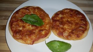 How to make mini mozzarella di bufala pizza  buffalo cheese [upl. by Halihs]