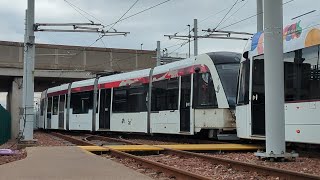 Edinburgh Trams End of the Line Port of Leith to Newhaven and Airport to Gateway [upl. by Yleve]