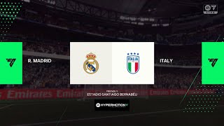 EA Sports FC 25  Online Season Match Gameplay Real Madrid ESP Vs Italy Country Vs Club [upl. by Batista100]