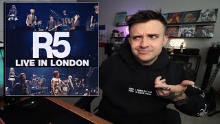 R5  Counting Stars Live In London ft The Vamps REACTION [upl. by Llerdna]