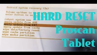 How To Hard Reset Proscan PTL1066 Tablet [upl. by Enylecoj]