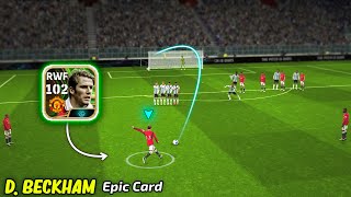 Bend Like Beckham  Review David BECKHAM 102 EPIC Card 🔥 [upl. by Ahsemik]