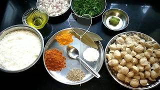 How To Make Masala Soyabean Rice [upl. by Audres474]