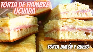 Torta o Tarta de FIAMBRE  JAMÓN Y QUESO con Royal  Batida  en 5 minutos  Vane Fernández 🌈 [upl. by Koerner]