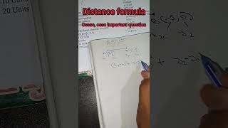 Distance formula Important question for ossc OSSSC [upl. by Maya863]