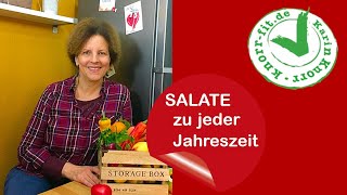 SALATE ZU JEDER JAHRESZEIT I nährstoffreich gesund und lecker I Karin Knorr Ernährungstraining [upl. by Darrill]