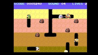 Commodore 64 DIG DUG REVIVAL LC Games [upl. by Gabie]