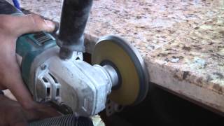 Granite Countertop Installation Video 2 Countertop seams [upl. by Ahsienyt]