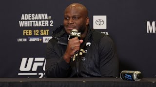 Derrick Lewis Reveals Why His Feet Smell Cheesy  UFC 271 [upl. by Naanac]