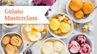 GELATO MASTERCLASS Make the best Italian ice cream AT HOME [upl. by Leotie]