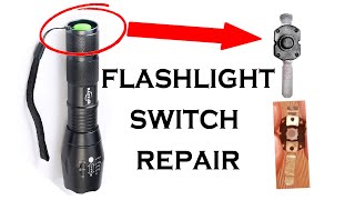 How to fix DimFlickering LED flashlight  Torch switch repair  Laser TailCap Disassembly [upl. by Hannahs581]