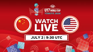 Group Phase  China v USA  Full Basketball Game  FIBA U17 Basketball World Cup 2024 [upl. by Lily]