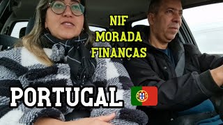 PORTUGAL DESDE O INÍCIO 🇵🇹 NIF MORADA FINANÇAS perrengues [upl. by Oiracam]